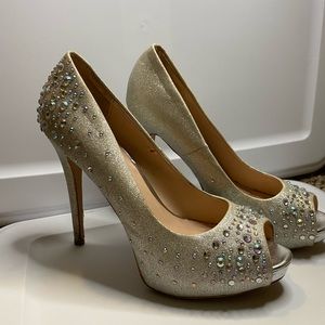 Silver heels